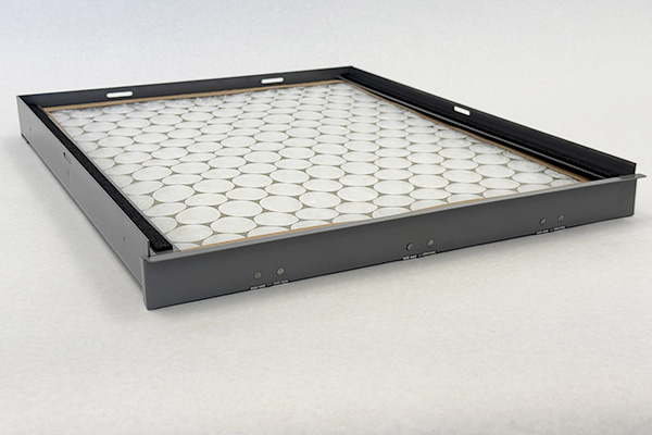 Fixed Filter Rack w/ Door, Painted