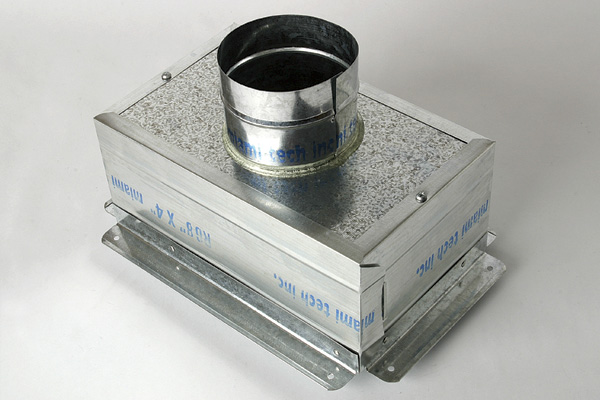 R-6 Metal Top Register Box with Collar